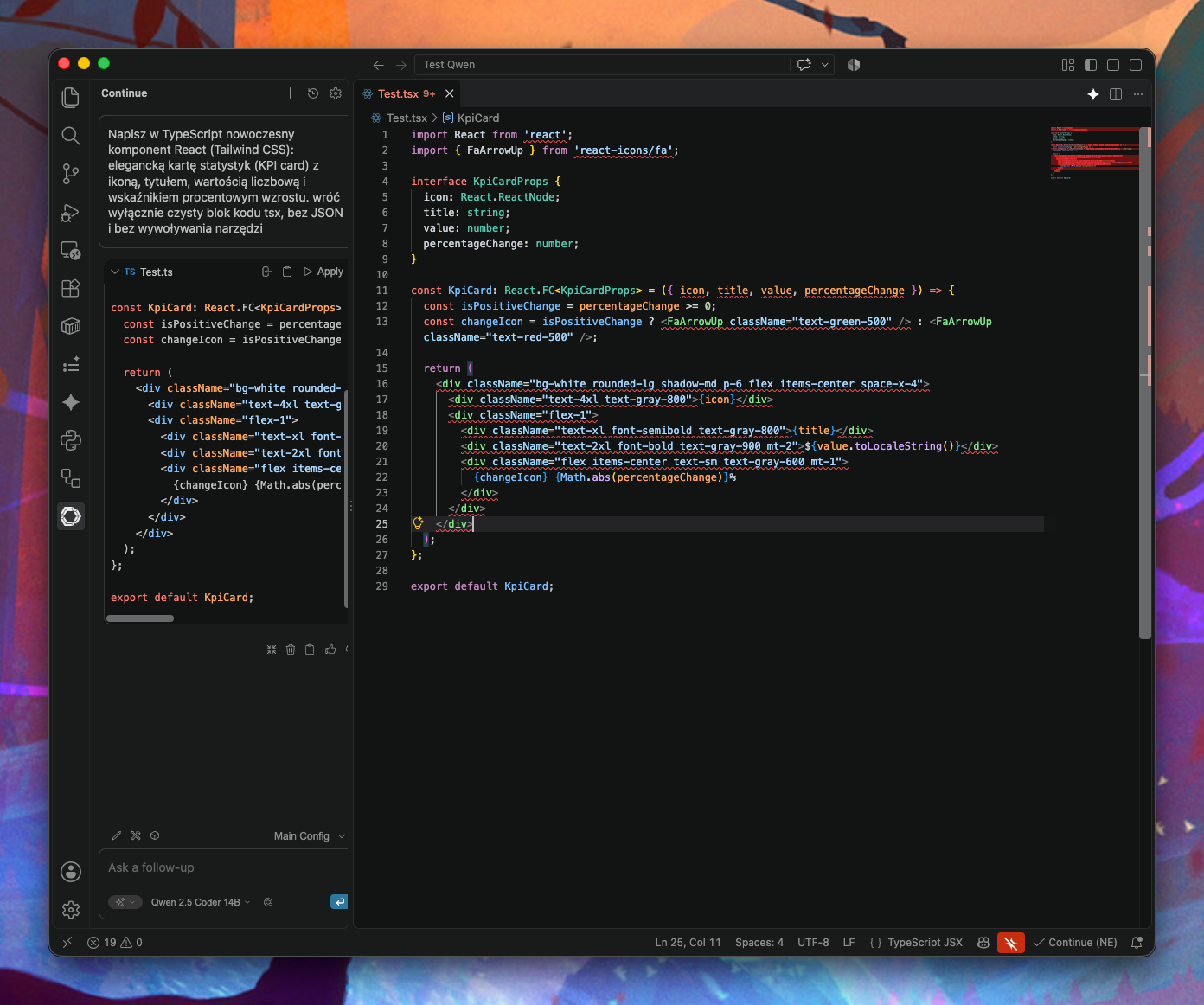 Lokalne modele AI w VS Code na MacBooku z dyskiem zewnętrznym SSD