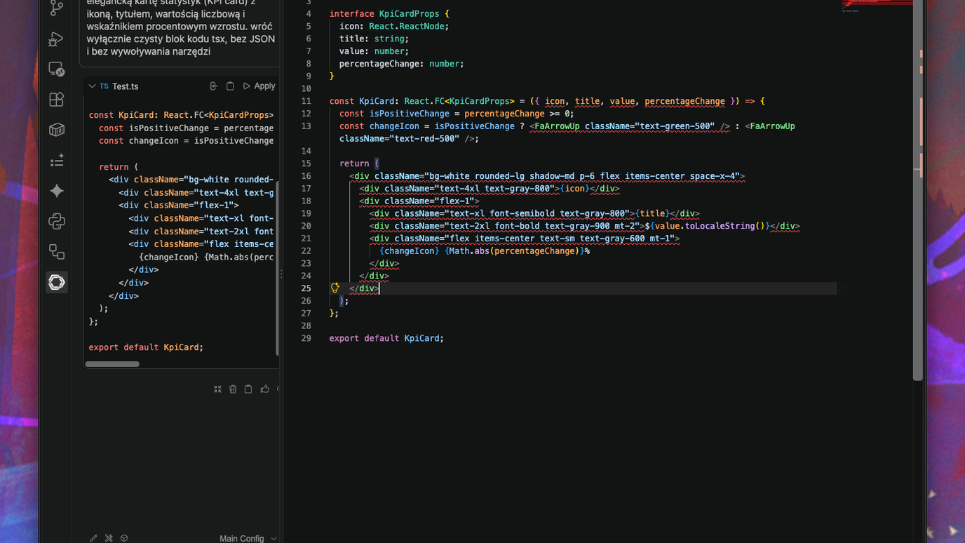 Lokalne modele AI w VS Code na MacBooku z dyskiem zewnętrznym SSD