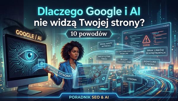 Dlaczego Google i AI nie widzą Twojej strony? 10 powodów