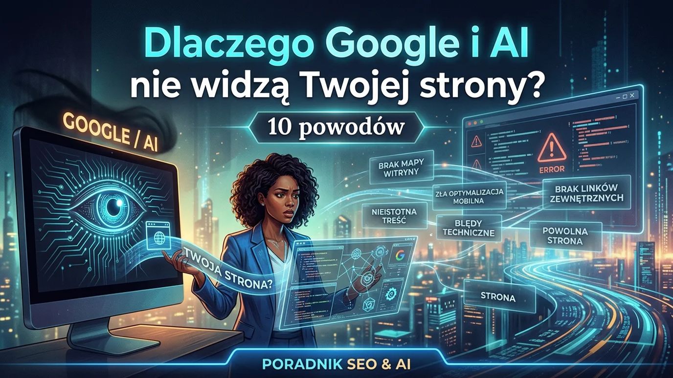 Dlaczego Google i AI nie widzą Twojej strony? 10 powodów