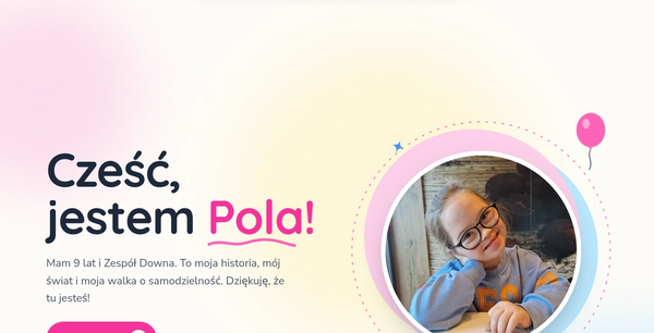 Strona główna procentdlapoli.pl – zbiórka 1,5% dla Poli